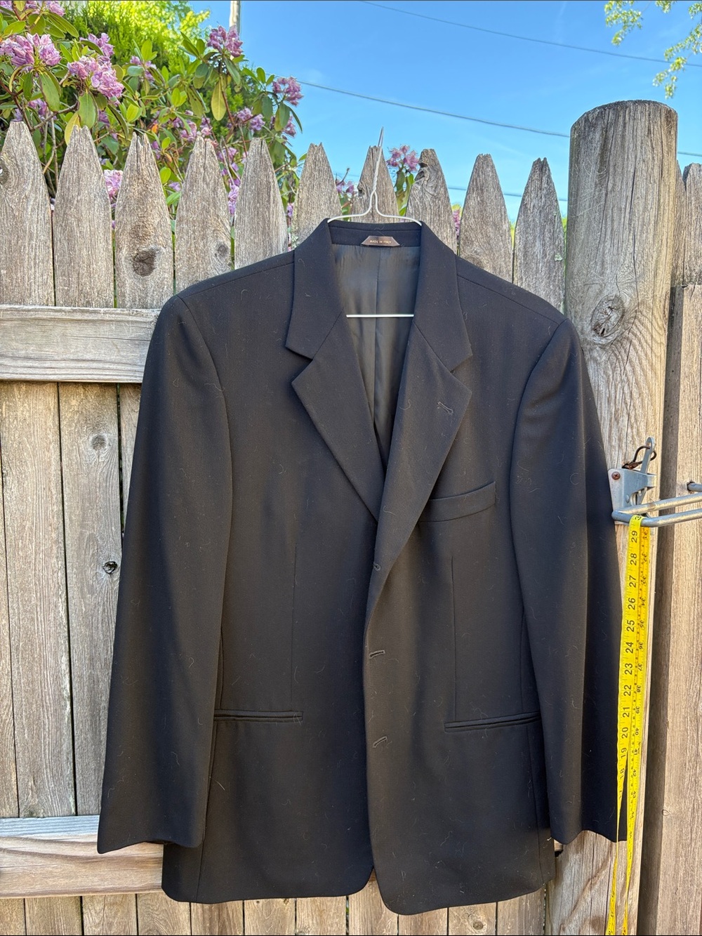 Banana Republic 40R soft black wool blazer!